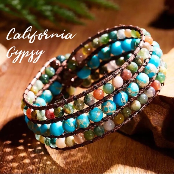 Jewelry - Quartz Turquoise Boho Bracelet